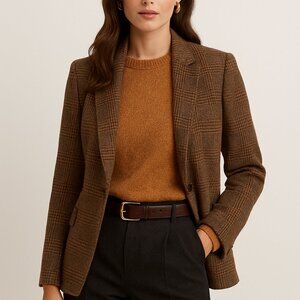 Kid Mohair Sweater Women's Large Rust Spiegel Elements